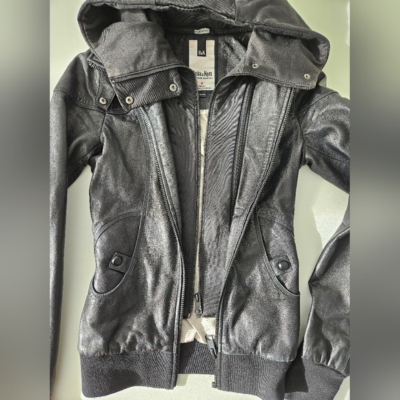 Soia & Kyo leather jacket, Black, Size XXS - Picture 3 of 10